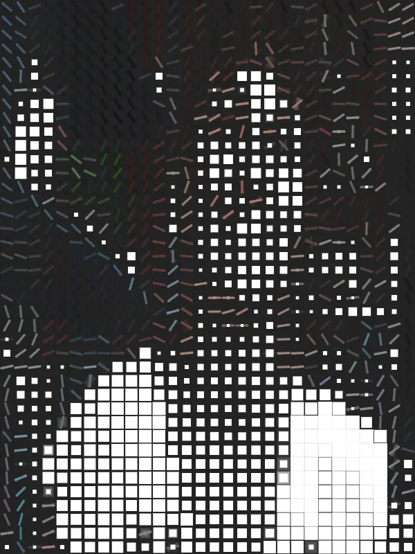 Generative digital portrait of Chry Mat