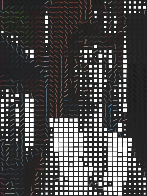 Generative digital portrait of Chry Mat